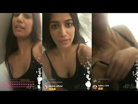 Poonam pandey nipples on instagram live video