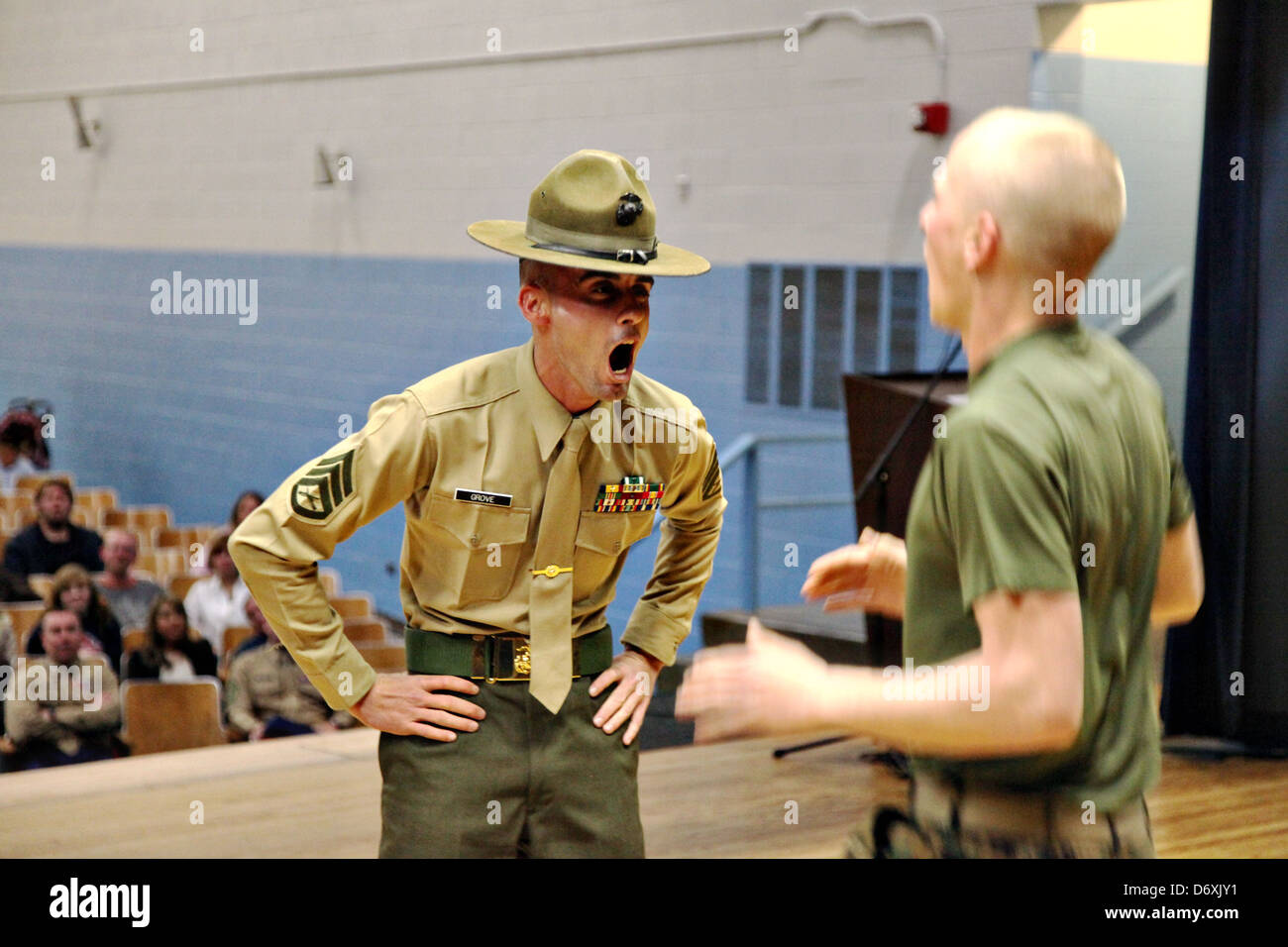 Marine corps boot camp drill instructors