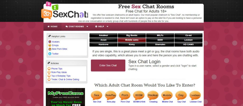 Free video chat room online no sign