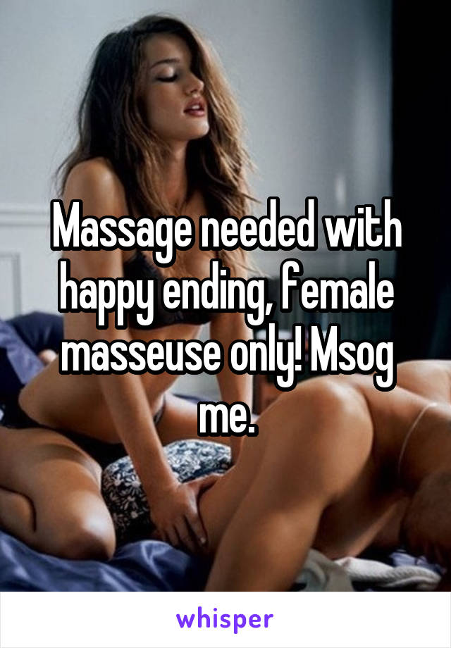 Happy ending massage for women near me