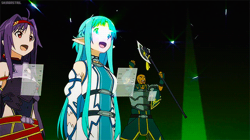 Gifs of sword art online a o episode what i could
