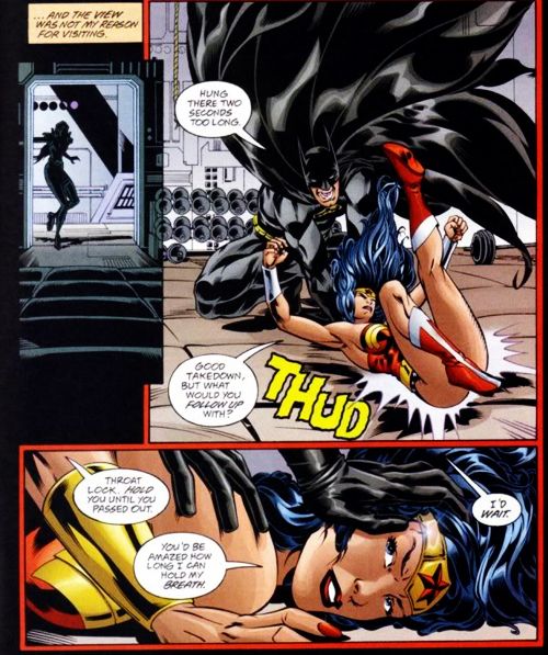 Batgirl blows dynamic duo superhero porn gifs