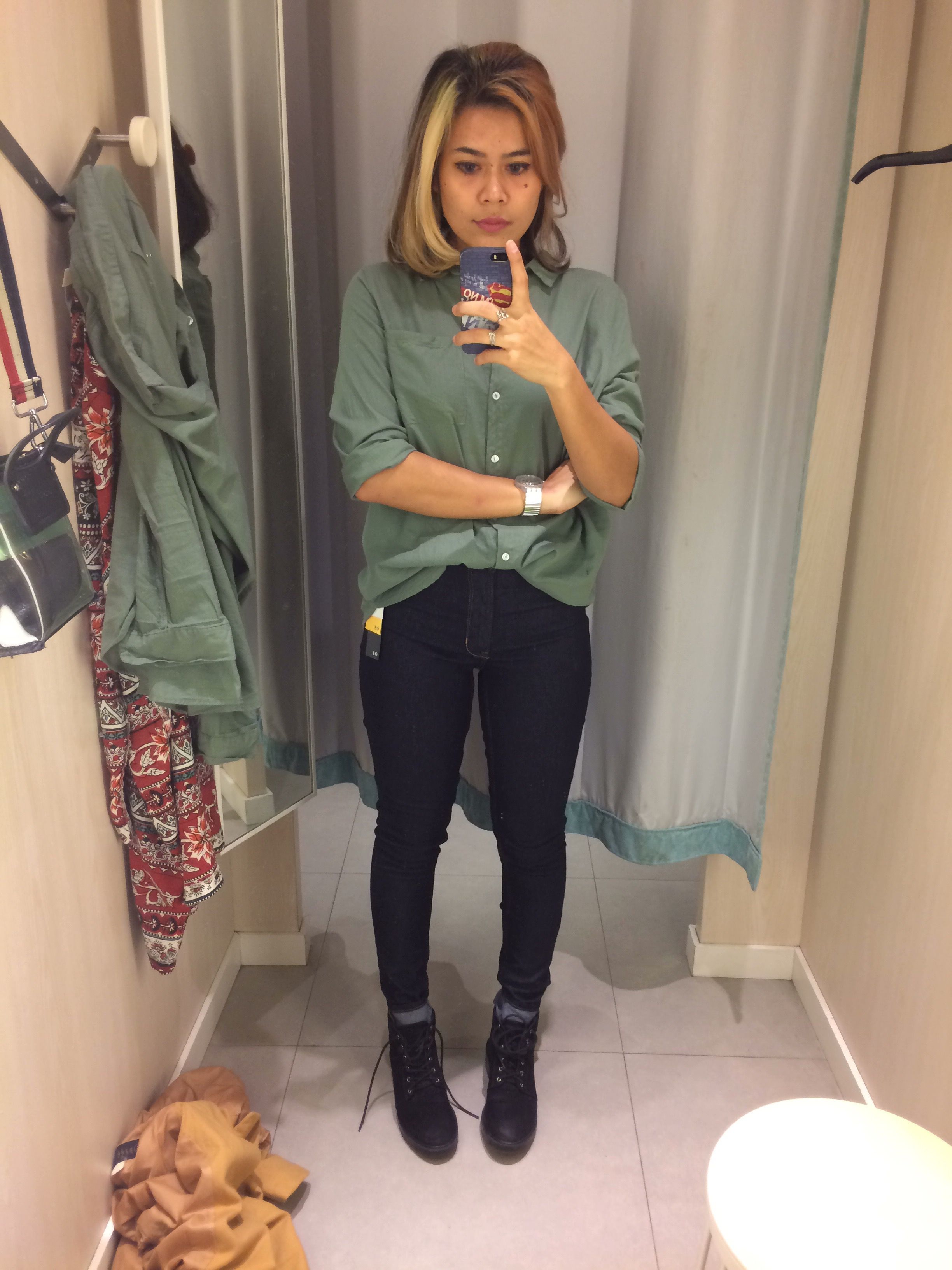 Selfie in the fitting room